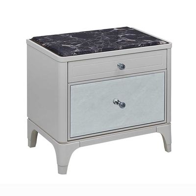 Portnoy Night Stand with Jewelry Tray - Ivory - With 2-Year Warranty